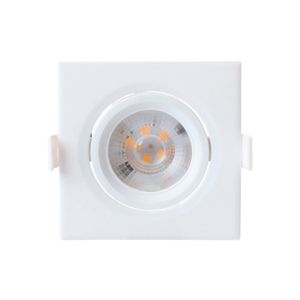 Foco Empotrado Cuadrado Basculante Led Integrado 5W Luz Blanco Neutro