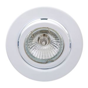 Foco Empotrado Basculante Metal Blanco