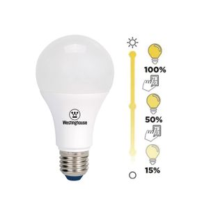 Ampolleta Led Bola A60 Dimeable 8W Luz Cálida E27