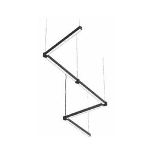 LUMINARIA LINEAL NEGRA 4000K 40W 1,2 MTRS PARA ROTULA FLEXIBLE