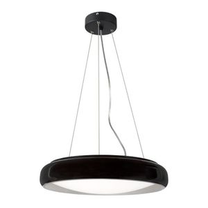 Lámpara Colgante Ebro Led 40w Luz Cálida Negro/Blanco