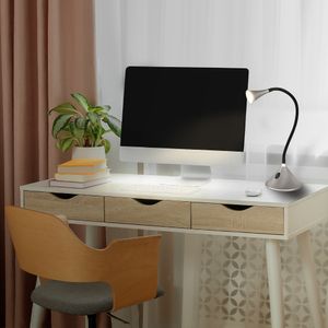 Lámpara Escritorio Led Cobra 3W Luz Cálida Gris