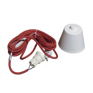 Colgante 4,8M Rojo 1 Luz E27