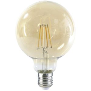 Ampolleta Led Filamento G95 5W Luz Muy Calida Base E27