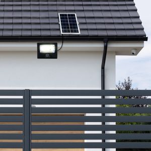 Luminaria Solar 100W Con Panel Solar Externo