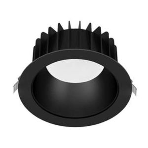 Downlight Retraido Led 45W Luz Cálida Diámetro 210Mm Negro