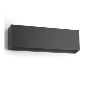 Aplique Sintético Led Costa Flat 6W Luz Cálida Gris