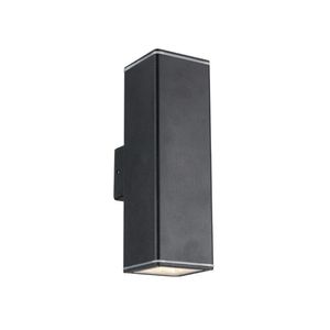Aplique Kats Bidireccional Aluminio Negro