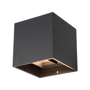 Aplique Vuoi Bidireccional Led Luz Cálida Negro Mate