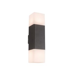 Aplique Aluminio Bidireccional Praza Negro
