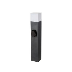 Farol Poste 50cm Praza Negro