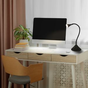 Lámpara Escritorio Led Cobra 3W Luz Cálida Negro