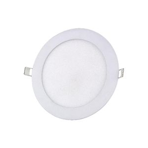 Panel Led Circular 12W Luz Cálida Empotrado