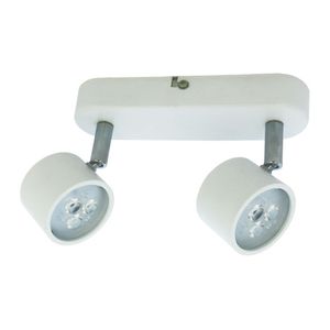 FOCO SOBREPUESTO LED 2 LUCES X 6W ZAZA BLANCO