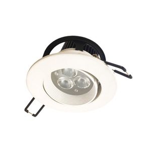 FOCO EMPOTRADO BASCULANTE LED 7W 3000K DIÁMETRO 9CM