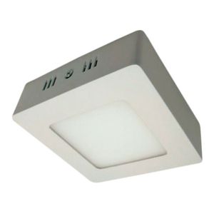 Panel LED Cuadrado 6W Luz Blanco Neutro Sobrepuesto D12CM