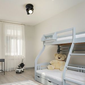 Plafón R63 Negro