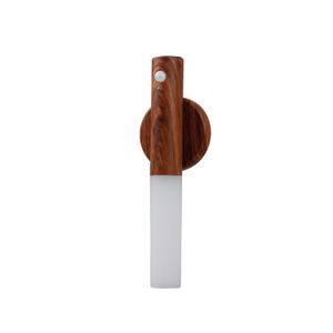 Antorcha Madera LED Recargable Con Sensor