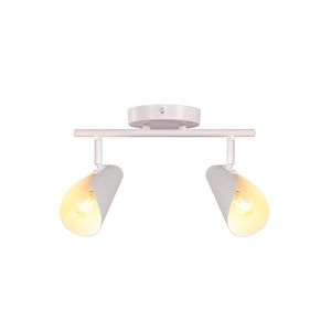 Barra Tubo 2 Luces Rossi Blanco