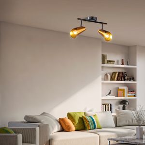 Barra Tubo 2 Luces Rossi Antique