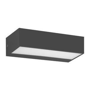 Aplique Sintético Bidireccional Led Costa 9W Luz Cálida Gris
