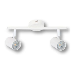Foco Sobrepuesto Tank 2 Luces Led Luz Cálida