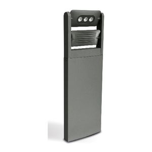 POSTE 6146S-2-616 LUTEC LED 18W 4000K 62CM IP65 NEGRO