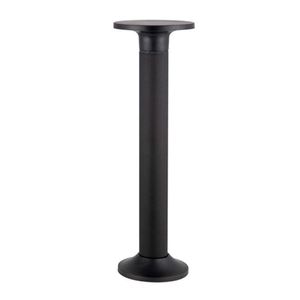 Poste Sintético Led Costa Moon Luz Cálida 52Cm Negro
