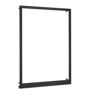 Aplique Frame Led Negro 15W Luz Cálida 70X50Cm