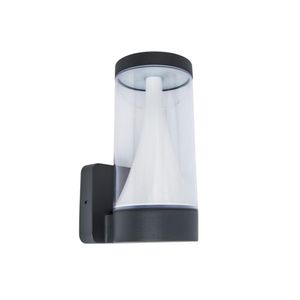 Aplique Spica Led Wiz 16W Luz Cálida Gris