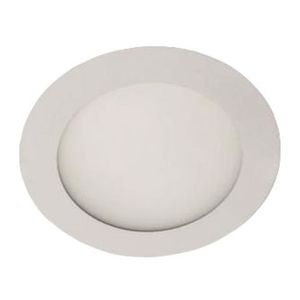 Panel Led Circula 6W Luz Cálida Empotrado D12Cm