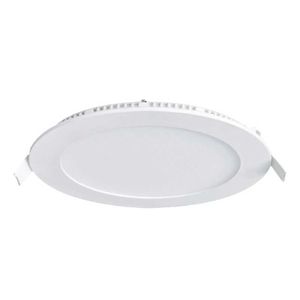 Panel Led Circular 18W Luz Cálida Empotrado Blanco