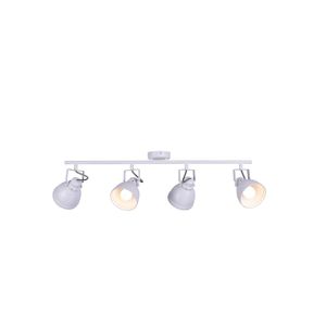 Foco Sobrepuesto Cosmos 4 Luces Blanco Mate