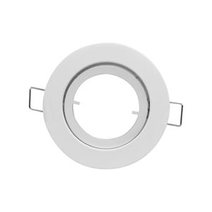 Foco Empotrado Basculante Cuarto De Giro Blanco Mate