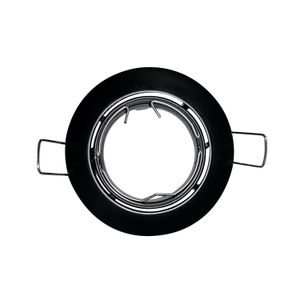 Foco Empotrado Basculante Aluminio Negro