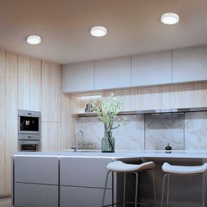 Panel Led Sobrepuesto Circular 18W Luz Blanco Frío