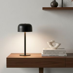 Lámpara de Mesa Agora Recargable Dimeable Negra