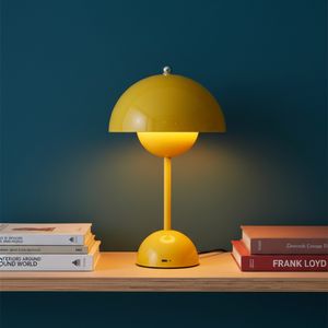 Lámpara de Mesa Onga Recargable Dimeable Amarilla