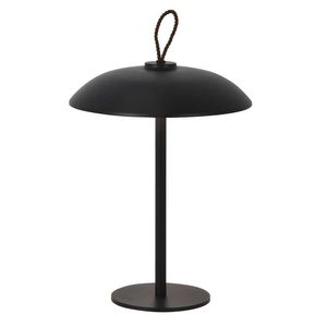 Lámpara de Mesa Pizel Recargable Dimeable Negra