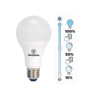 Ampolleta LED Bola A60 Dimeable 10W Luz Blanco Frío E27