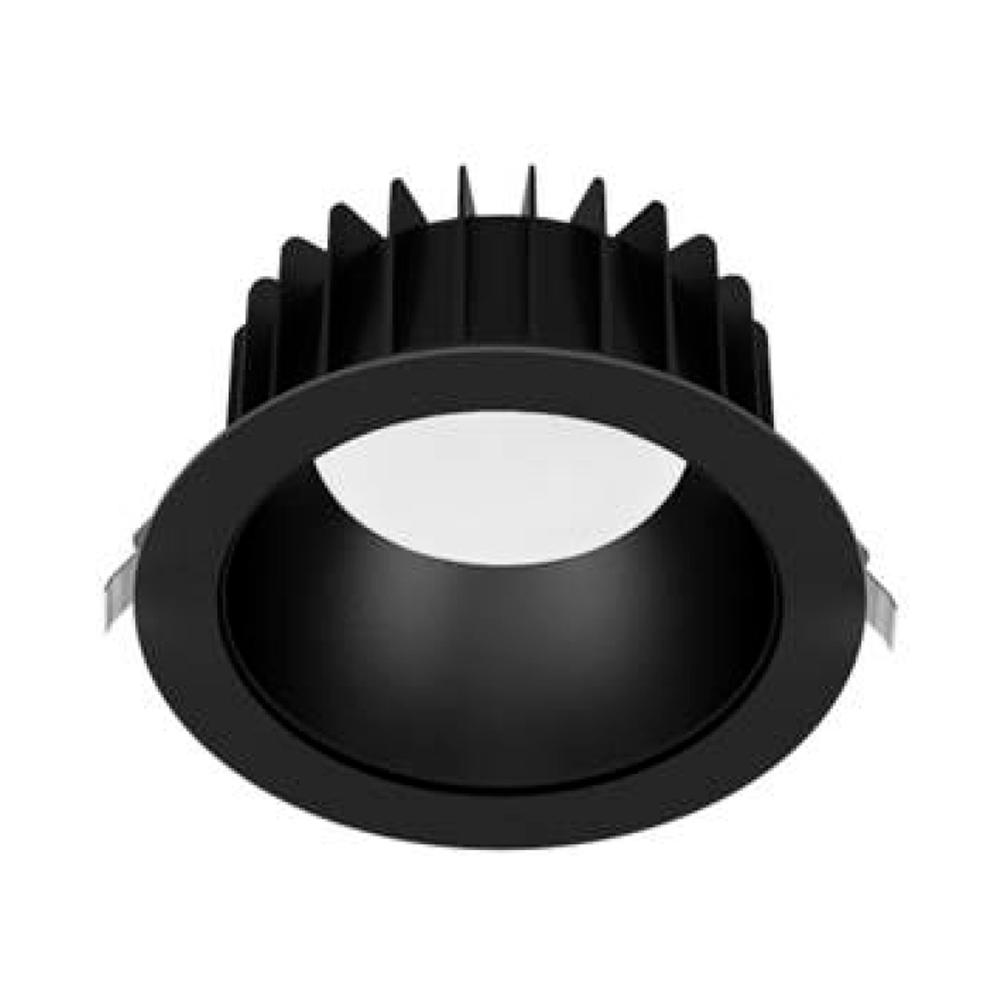 Downlight Retraido Led 18W Luz Blanco Neutro Diámetro 165Mm Negro