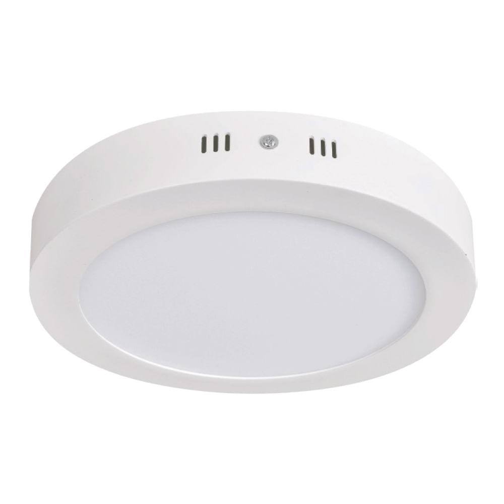 Panel Led Circular sobrepuesto 18W Luz Blanco Frío