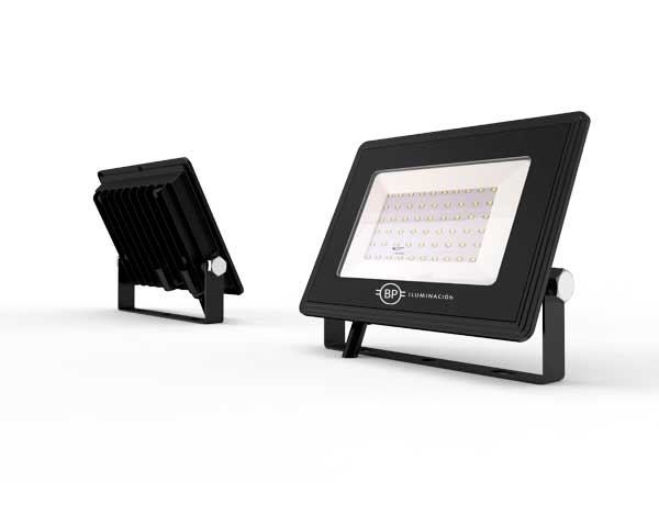 Proyector Led 50W Luz Cálida Negro